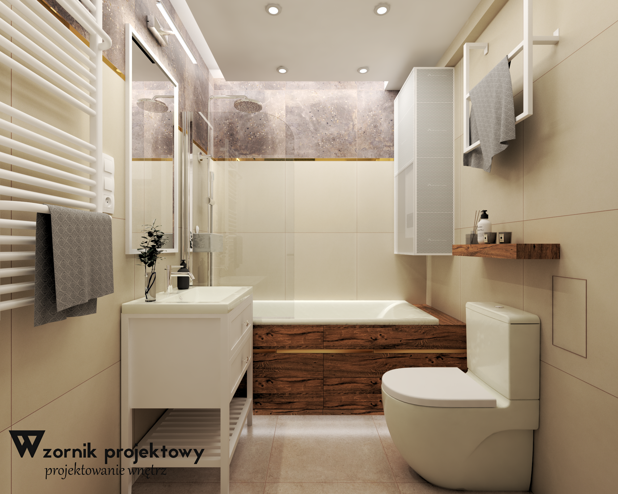 WIZUALIZACJE MAŁEJ ŁAZIENKI W CHORZOWIE